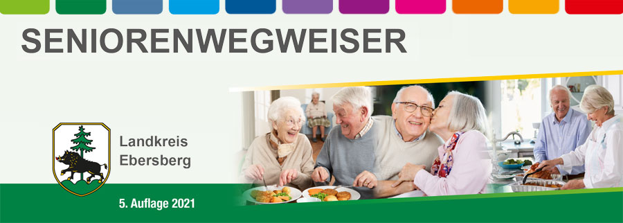 Titelbild Seniorenwegweiser für den Landkreis Ebersberg.