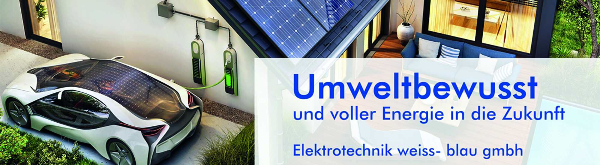 weiss-blau gmbh Photovoltaik Elektrotechnik